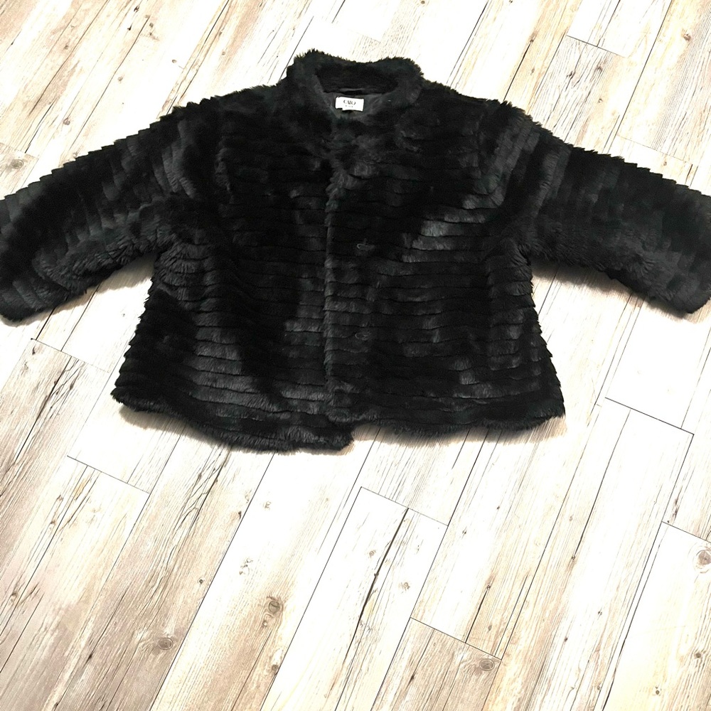Cato faux fur jacket size 22/24w